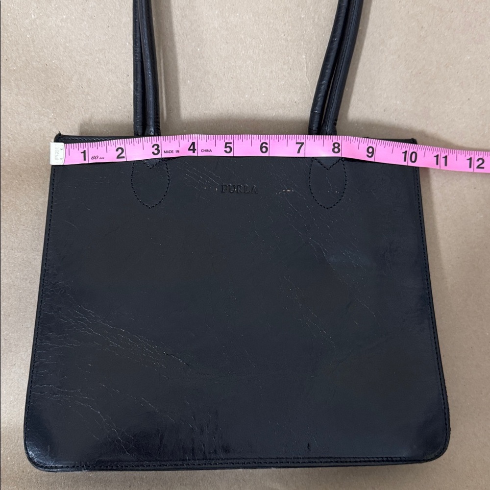 Furla Black Tote Bag made in Italy - Picture 5 of 10